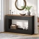 preview thumbnail 24 of 32, Modern Console Table, 55-Inch Wood Entryway Table with Storage