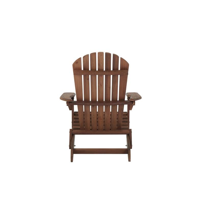 Set of 2 Garden Outdoor Solid Wood Folding Adirondack Chair