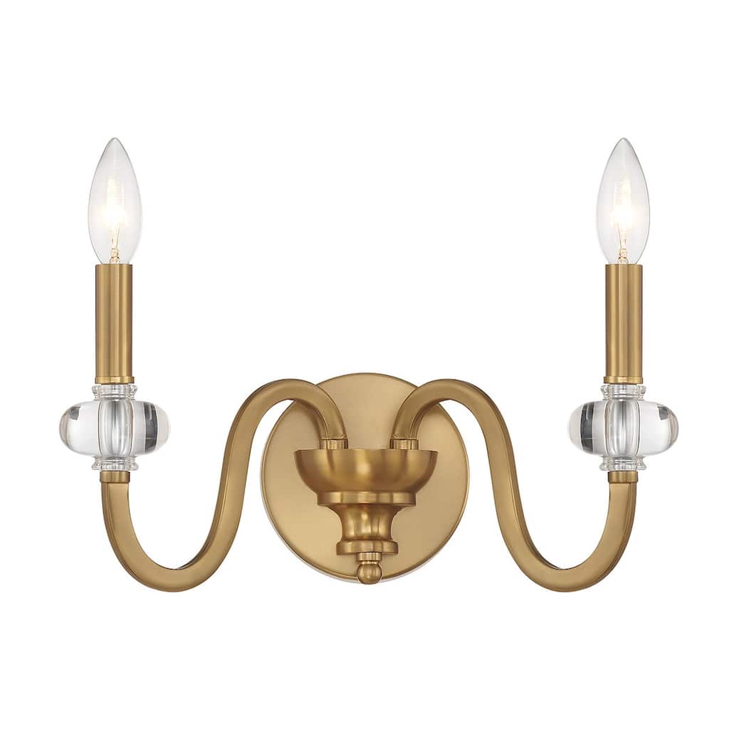 Savoy House 9-5800-2 Bergdorf 2 Light 8" Tall Wall Sconce