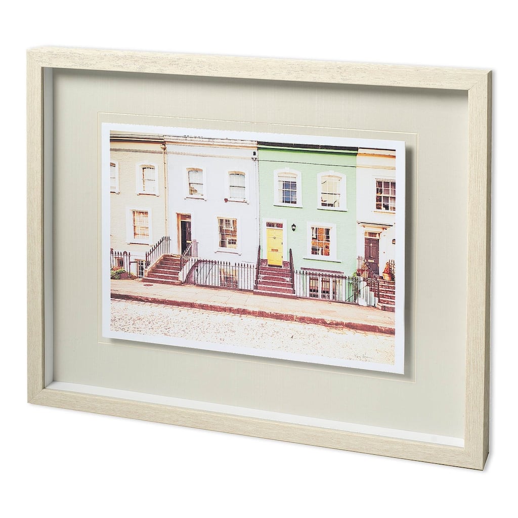 Chelsea Houses All Lined Up Framed Art Print