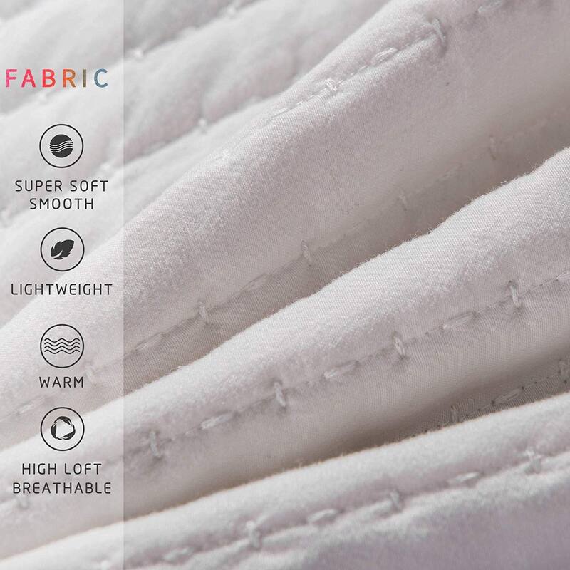 KASENTEX Quilt Set Soft Bedspread - Light Weight, Stone Washed, Down Alternative Fill, Machine Washable
