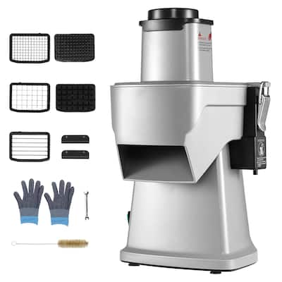 Electric Vegetable Slicer for Slicing Shredding Dicing and Slitting, with Cut-Resistant Gloves