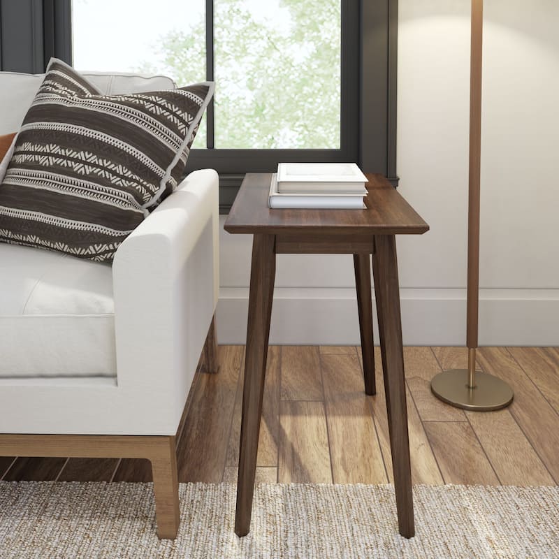Plank and Beam Mid-Century Rectangular Side Table - 24"