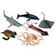 preview thumbnail 2 of 2, Get Ready Kids Ocean Animals Playset, 6 Per Set, 2 Sets