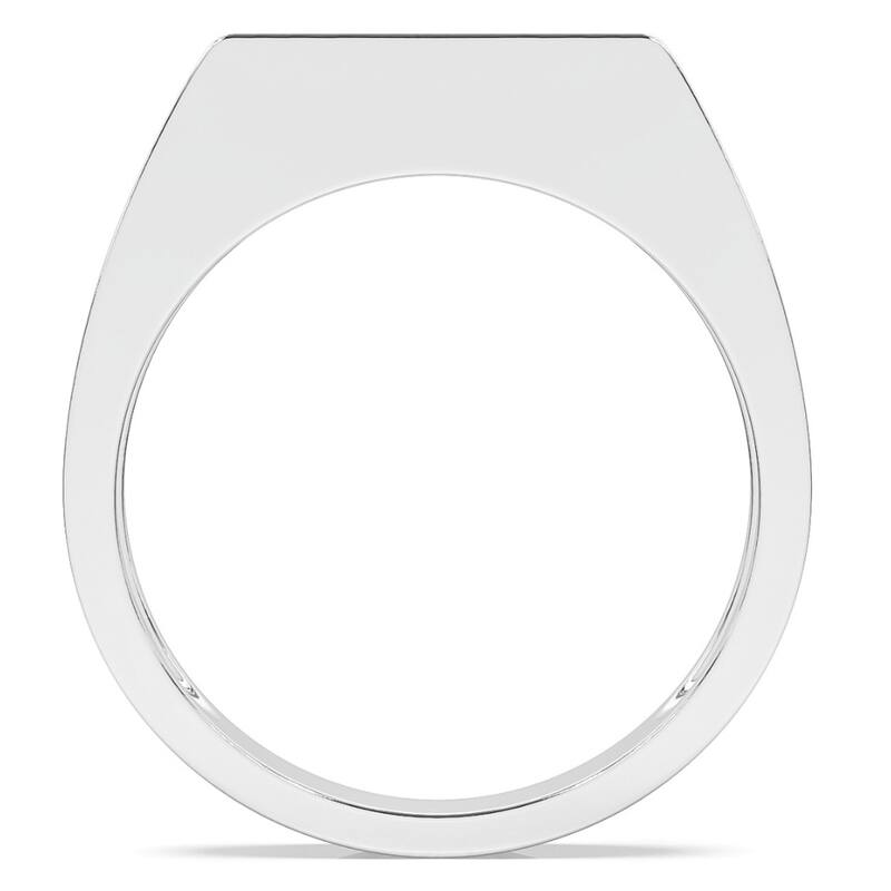 1 1/2ct Diamond Three Stone Mens Wedding Ring in White or Yellow Gold