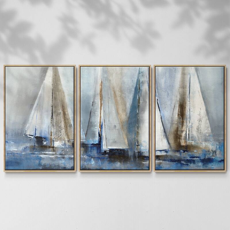 Quiet Wind II - Multi Piece Framed Canvas