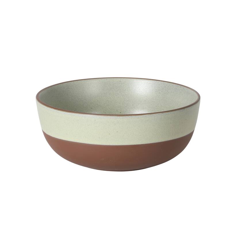 Gibson Elite William Crest 4 Piece Nesting Bowl Set, Stoneware Reactive Glaze, 5", 6.25", 7.5", 9", Prep & Serving Bowls