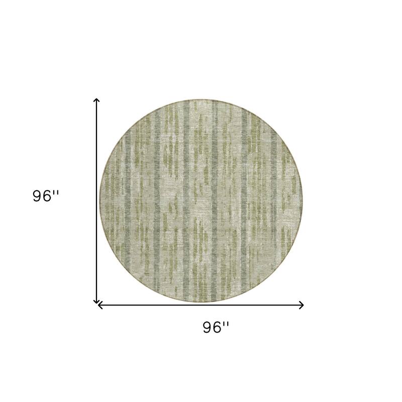 HomeRoots Striped Transitional Rectangle Outdoor Rug