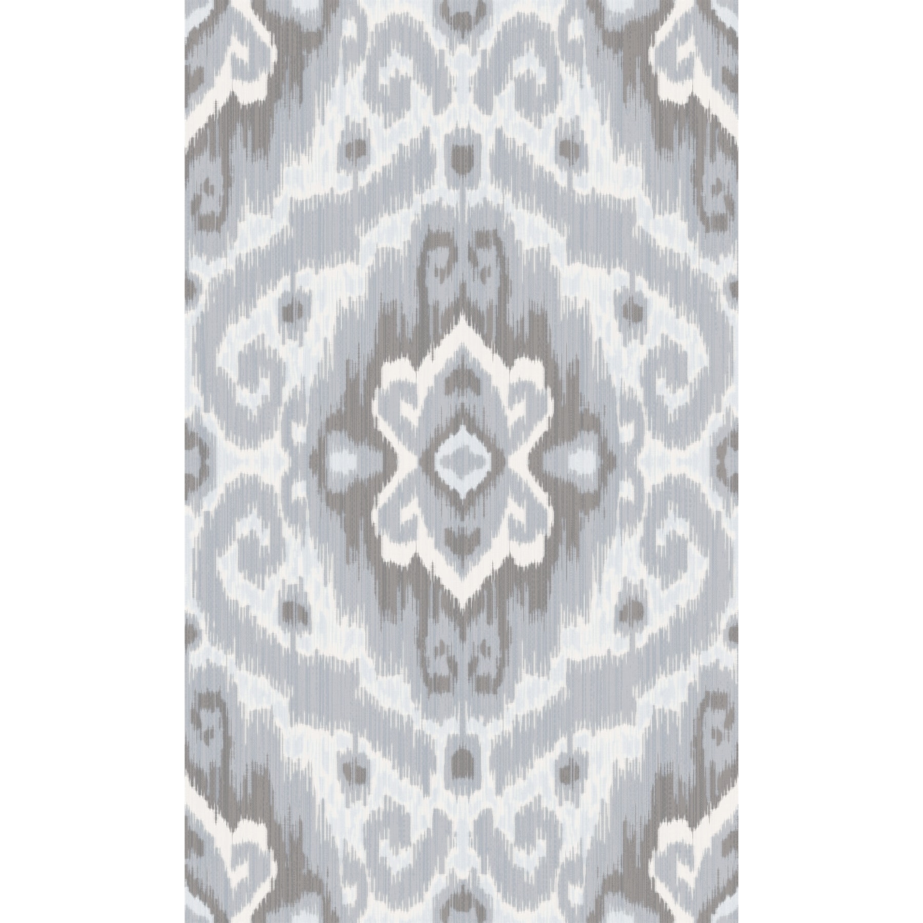 RoomMates Grey Bohemian Ikat Peel and Stick Wallpaper