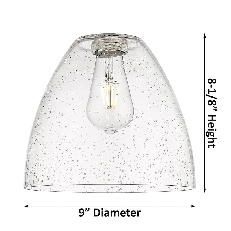 Innovations Lighting 434-1F-11-9 Crown Point Flush Mount Crown Point