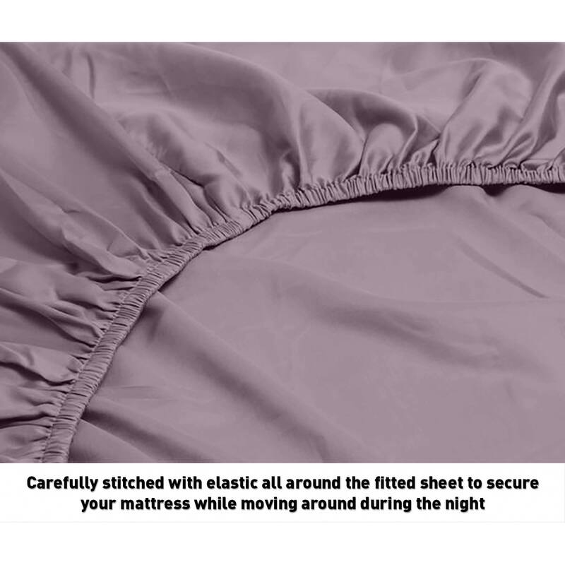 Home Sweet Home Dream Stripe 600TC Egyptian Cotton Bed Sheet Set