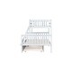 preview thumbnail 28 of 55, Detachable Rubber Wood Twin Over Full Bunk Bed with Trundle,Convertible Ladder and Guardrail,Kids and Baby