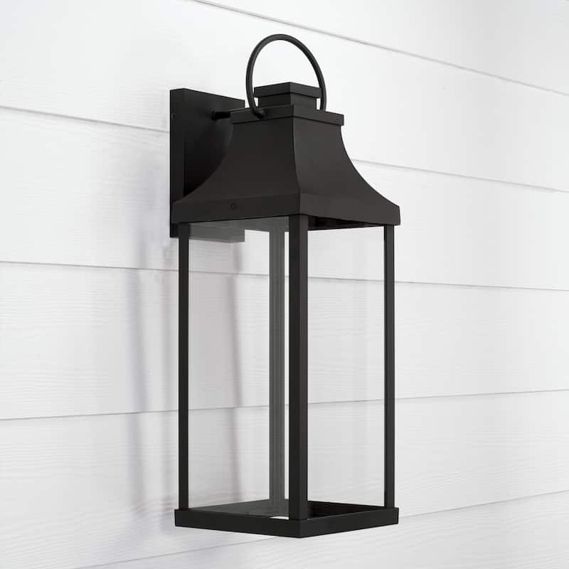 Bradford Outdoor 1-light Large LED Wall Lantern w/ Clear Glass