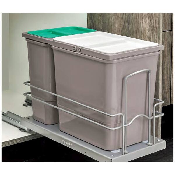 Shop Rev A Shelf 5sbwc 815 1 5sbwc Series Bottom Mount Double Bin