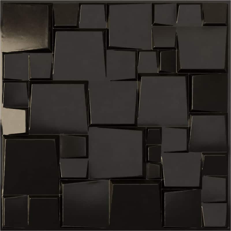 19 5/8"W x 19 5/8"H Modern Square EnduraWall Decorative 3D Wall Panel