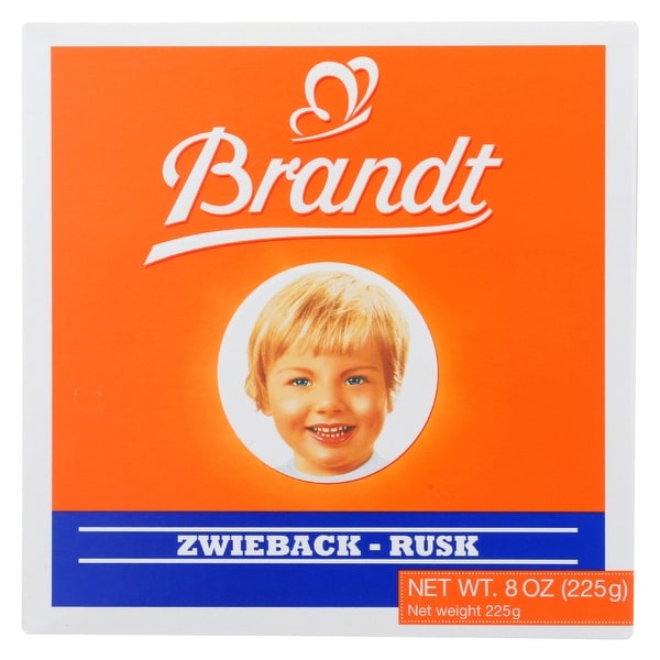 Brandt Zwieback, 8-Ounce Boxes (Pack of 10)