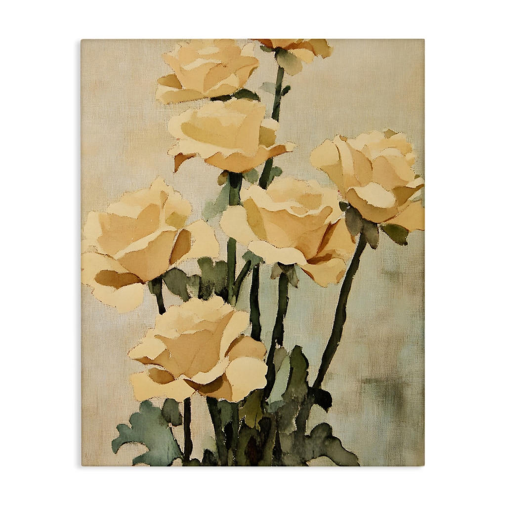 Stupell Vintage Roses Bundle Canvas Wall Art Design By Franklyn Gregory
