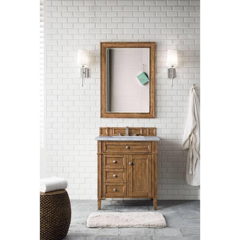 James Martin Vanities 655-V30-3AF Brittany 30" Single Basin Poplar