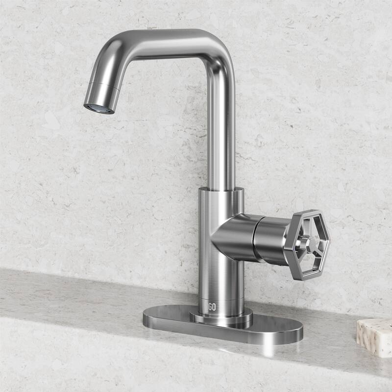 VIGO Ruxton 9" H Single Handle Single Hole Bathroom Faucet