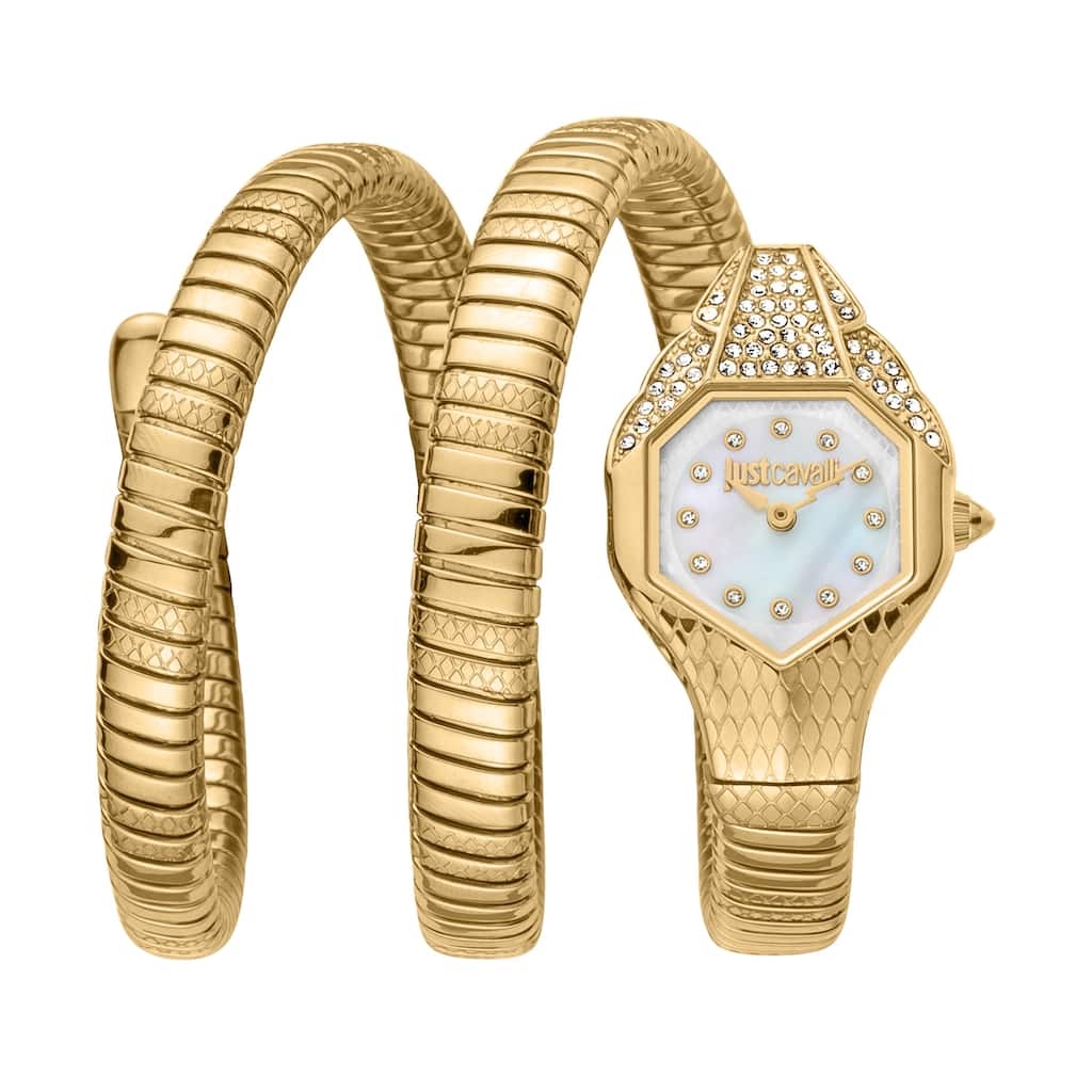 Just Cavalli Women's JC1L193M0025 Quartz Watch - Gold-Tone