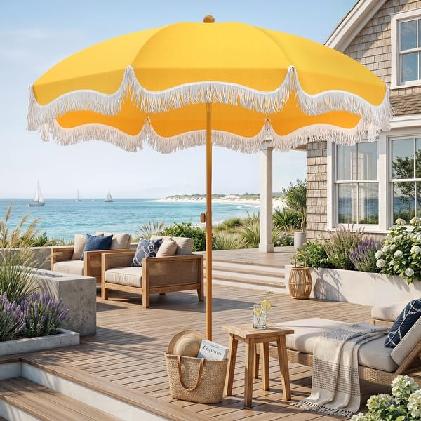 beach umbrella stand for patio YZZHAJ Clamp, Adjustable Outdoor Umbrella Holder Clamp,Umbrella Clamp Mount Railing,Fence,Benches,Deck,Tailgates,Dock,Beach Courtyard Balcony : Patio, Lawn & Garden The fringe hangs from the edge of the umbrellas canopy Beach Umbrella San Anchor Outdoor