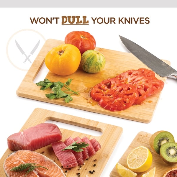 The Cellar 3-Piece Bamboo Cutting Boards Set - Macy's