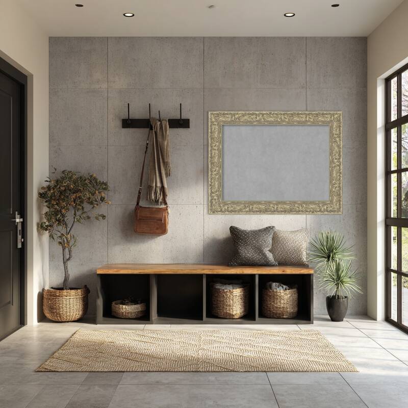 Amanti Art Luxe Antique Silver Framed