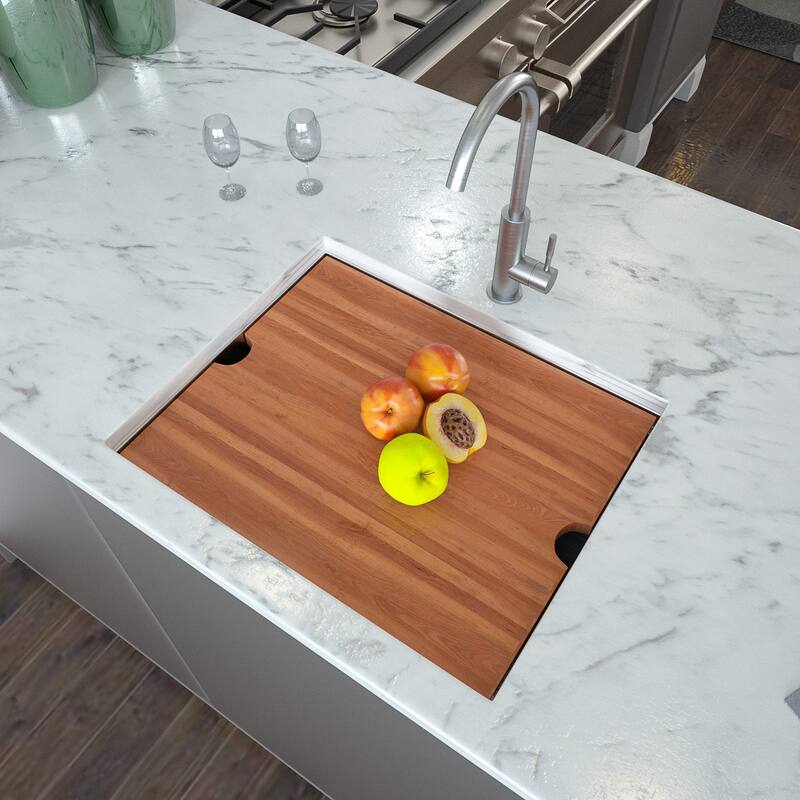 Undermount 16 Gauge Single Bowl Stainless Steel Kitchen Sinks in Brushed Nickel