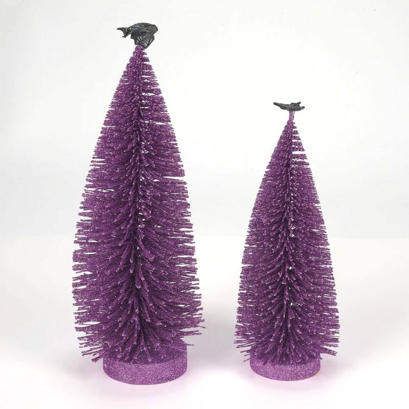 Department 56 Village Halloween Gone Batty Trees Accessory - Set of 2 - 6014700