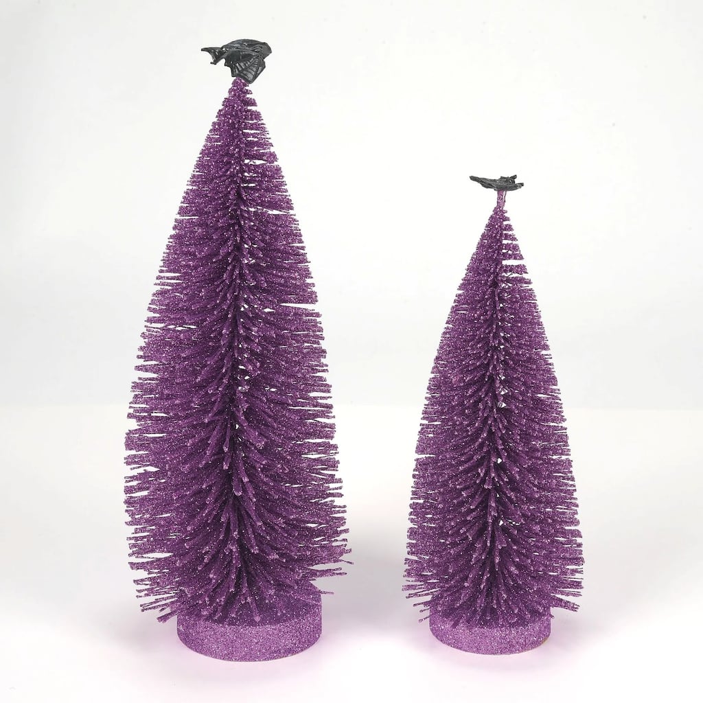 Department 56 Village Halloween Gone Batty Trees Accessory - Set of 2 - 6014700