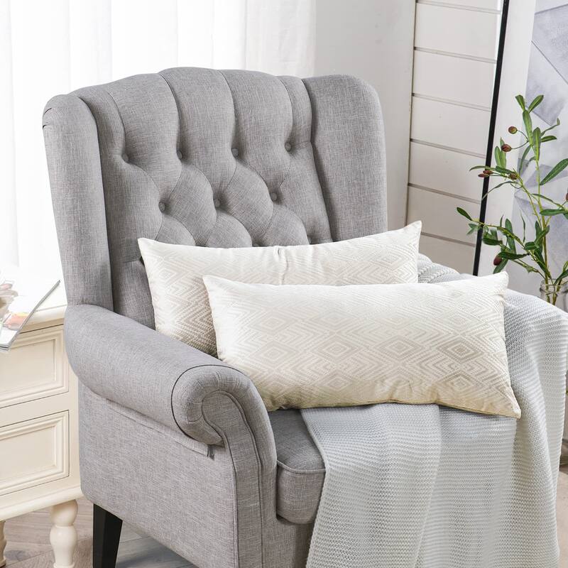 Tonopah Ikat Velvet Throw Pillow Cover Set, NO INSERT