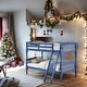 preview thumbnail 10 of 14, Twin over Twin Bunk Bed with Built-in Ladders