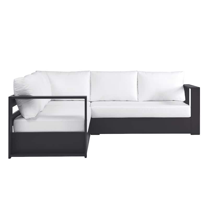 Tahoe Patio Aluminum 3-Piece Sectional Sofa Set