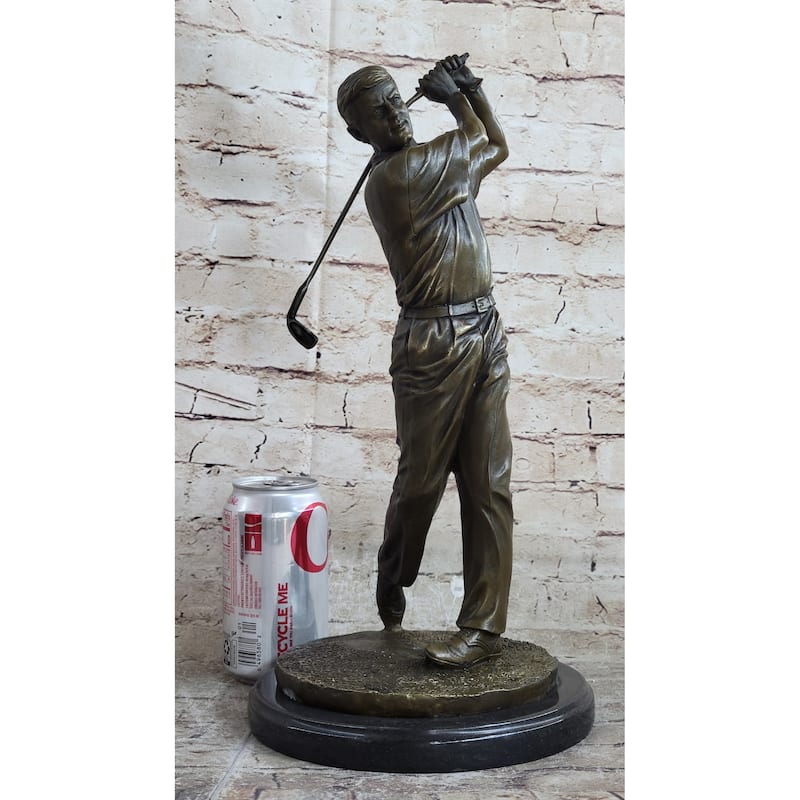 Ben Hogan Male Golfer Sports Memorabilia Golf Club Art Pga Bronze Marble Statue