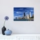 preview thumbnail 3 of 4, iCanvas "Downtown Chicago" by Unknown Artist Canvas Print 12x18x0.75