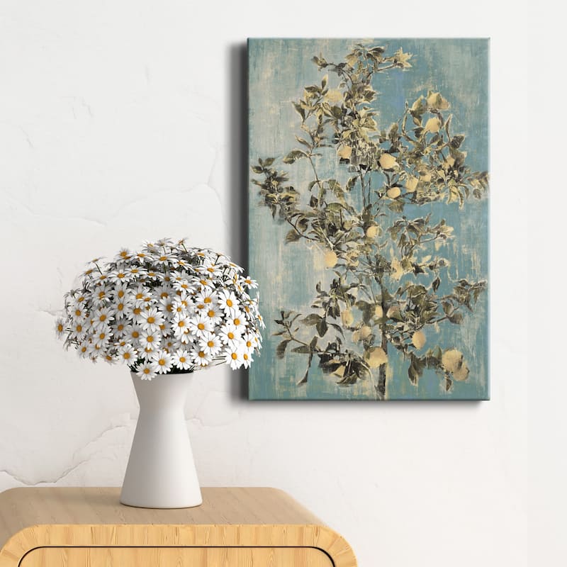 LOVELY LEMON TREE Premium Gallery Wrapped Canvas - Ready to Hang