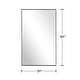 preview thumbnail 64 of 99, Modern Framed Full Length Mirror