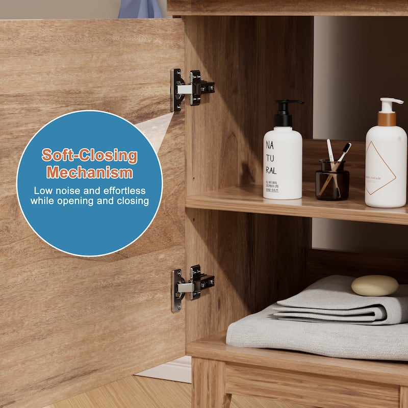 Bathroom Vanity Set W/Drop in Sink Faucet Cabinet Combo