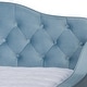 preview thumbnail 20 of 18, Silver Orchid Titus Contemporary Tufted Velvet Daybed with Trundle