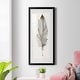 preview thumbnail 10 of 8, Neutral Feather II-Premium Gallery Framed Print