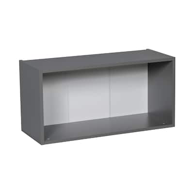36" x 18" x 24" Wall Cabinet-Double Door-Grey - 36 x 18 x 23 3/8