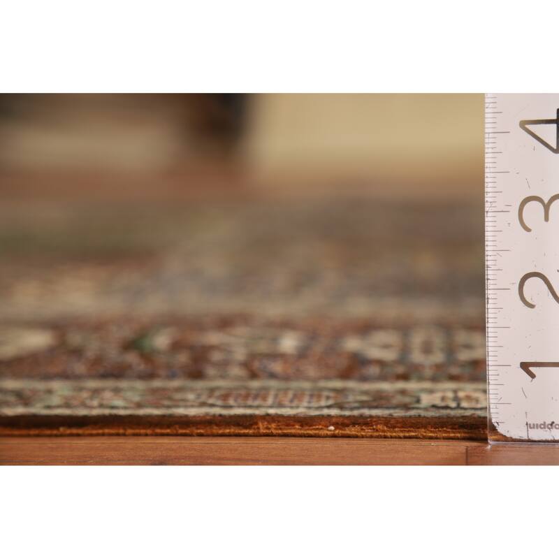 Florl Handmade Qum Persian Area Rug - 6'5"x 9'7"