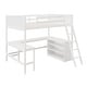preview thumbnail 9 of 55, Multifunctional Full Size Wooden Loft Bed with Shelves & Desk