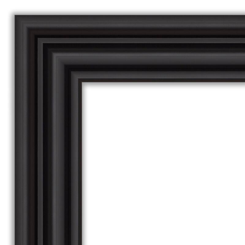 Colonial Black Framed Grey Corkboard Bulletin Board