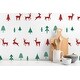 preview thumbnail 4 of 4, NextWall Run, Run Reindeer Peel and Stick Wallpaper - 20.5 in. W x 18 ft. L