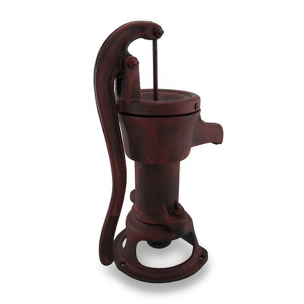 Vintage Style Distressed Finish Decorative Non Functional Red Water Pump 18 In 17 75 X 12 5 X 8 Inches Overstock 16940730