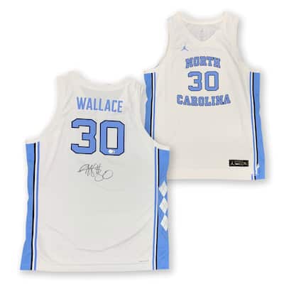 Rasheed Wallace Autographed UNC North Carolina Tar Heels Jordan Brand Signed Basketball Jersey Beckett COA - 8' x 11'