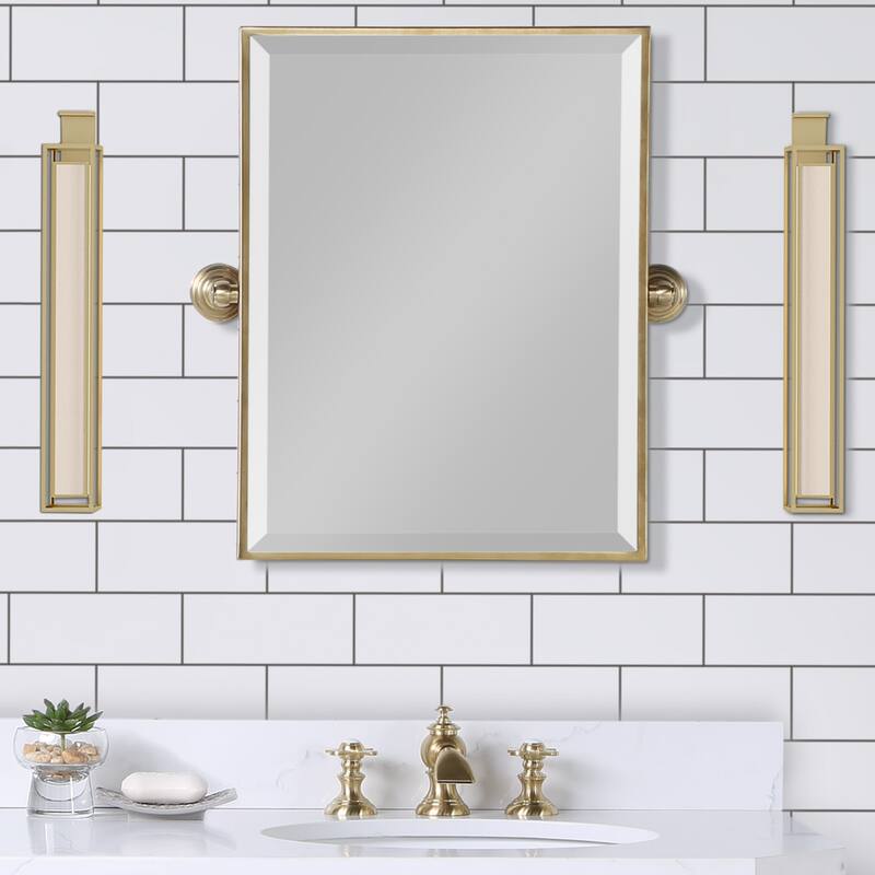 Metal Retangular Mirror 18" X 24"