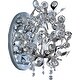 preview thumbnail 3 of 1, Comet 1-Light Wall Sconce - Polished chrome