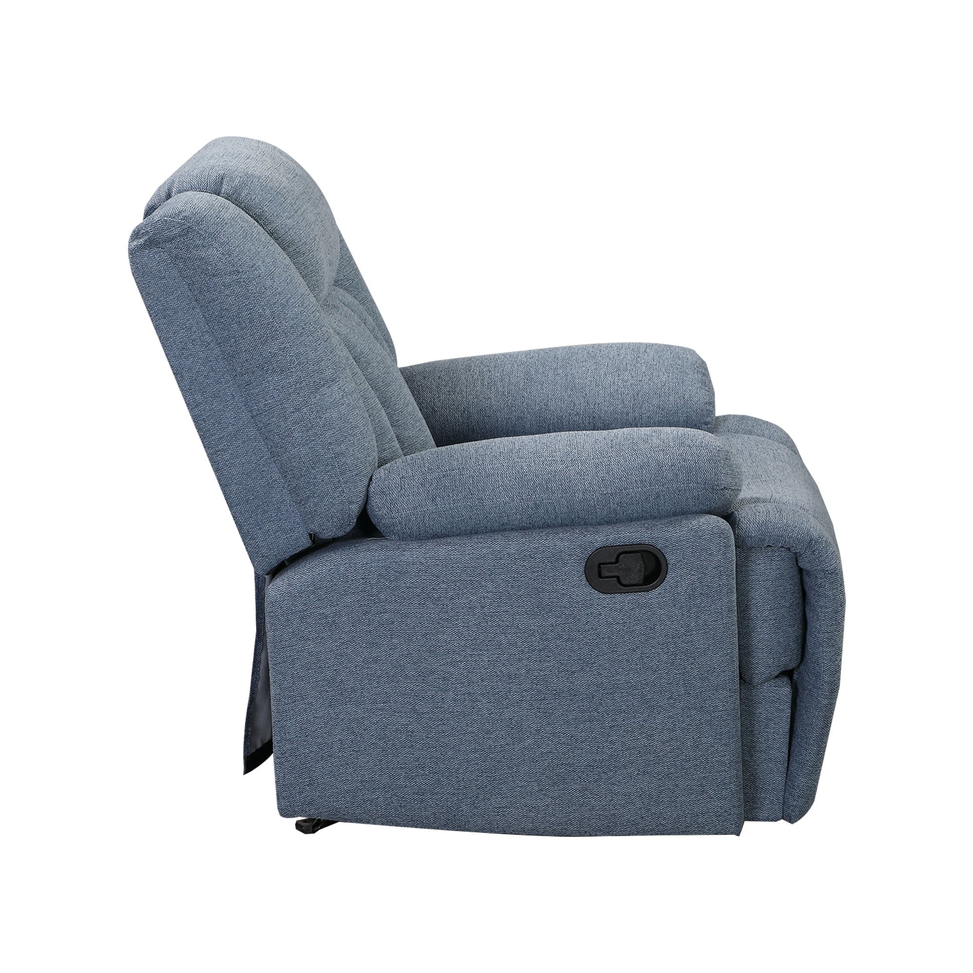 Recliner Chair Ergonomic Adjustable Single Fabric Sofa w/Thicker Seat  Cushion - Bed Bath & Beyond - 35233489